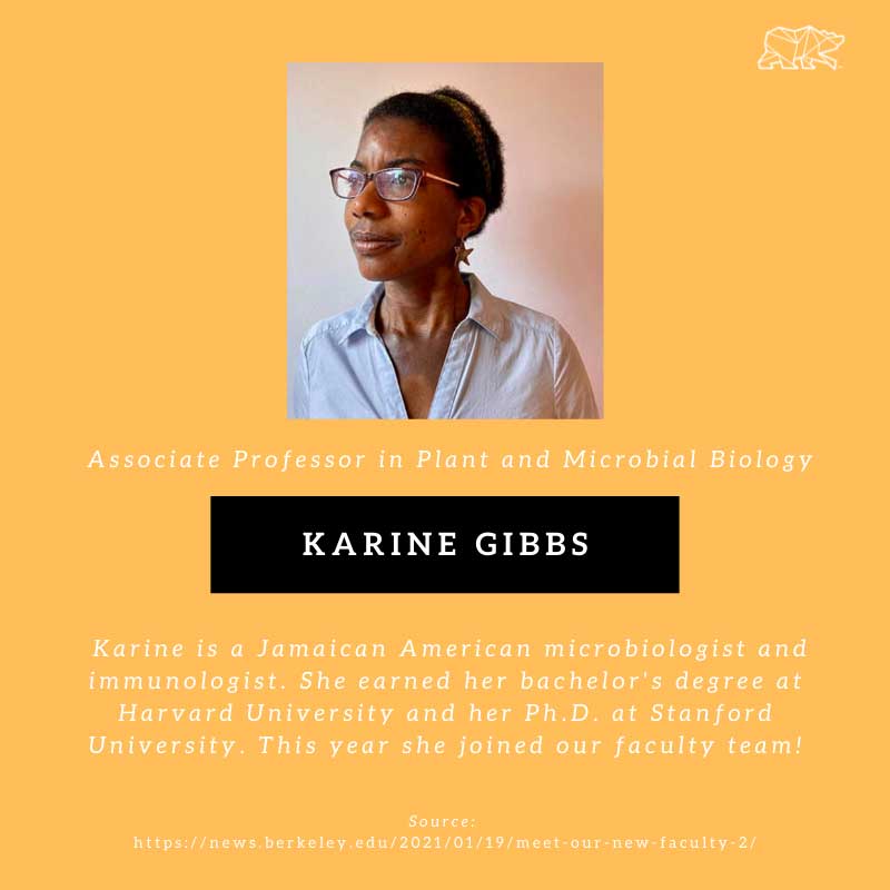 Karine Gibbs she joined our faculty team at UC Berkeley!