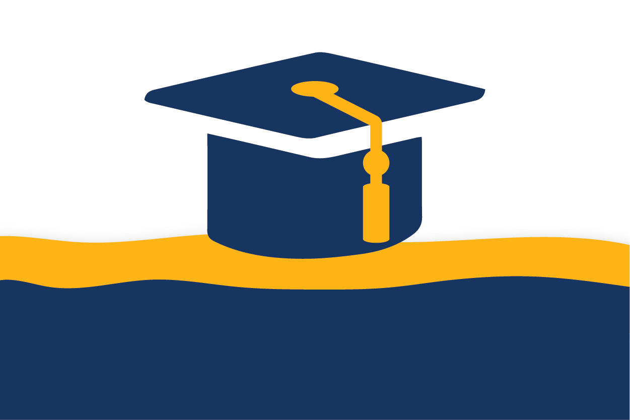 icon of graduation cap represent THE Graduate Assembly