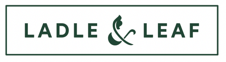 ladle and leaf logo type