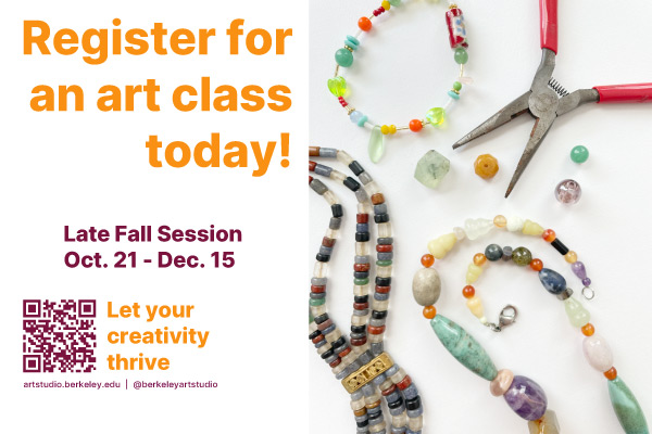 art studio classes registration is open for late fall